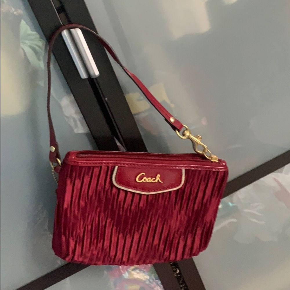 Authentic coach wristlet, brand new, never used